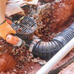 Underground,Mounting,Of,Drainage,Pipes,For,Outflowing,Rainwater,Stormwater
